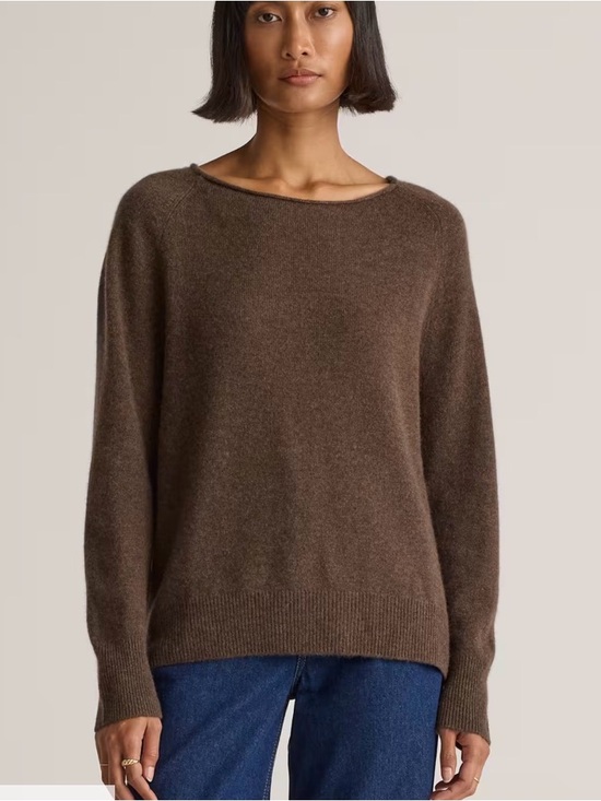 Quince Sweaters - Quince Mongolian Cashmere Boatneck Sweater.